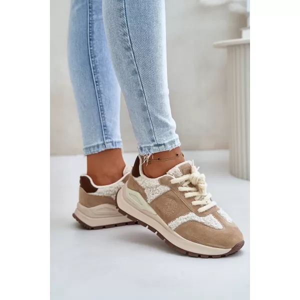  Pantofi dama BIG STAR OO274A317 BEI Pantofi Big Star 