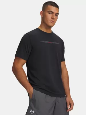 Tricou pentru bărbați UNDER ARMOUR M BLUR WM SS 6009248-001 NEGRU
