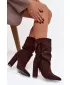 Pantofi de dama cu toc BOTO DARLINA 40515 MARO