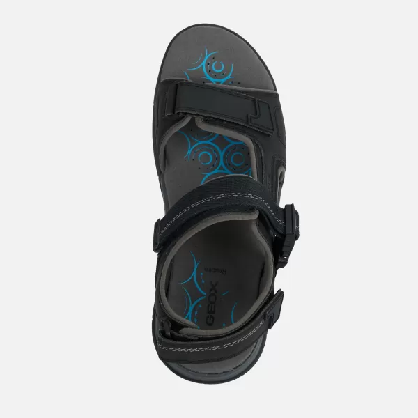  Sandale pentru bărbați GEOX SPHERICA EC5 G014392 NEGRU 