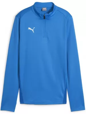 Tricou pentru femei PUMA TEAMGOAL TRAINING 1/4 ZIP WM 658631-02 E.BLU.LEMON/WHITE/TEAM ROYAL