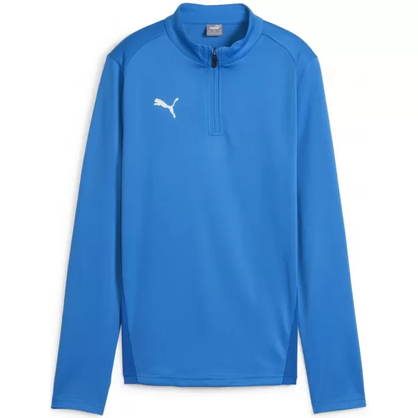  Tricou pentru femei PUMA TEAMGOAL TRAINING 1/4 ZIP WM 658631-02 E.BLU.LEMON/WHITE/TEAM ROYAL 