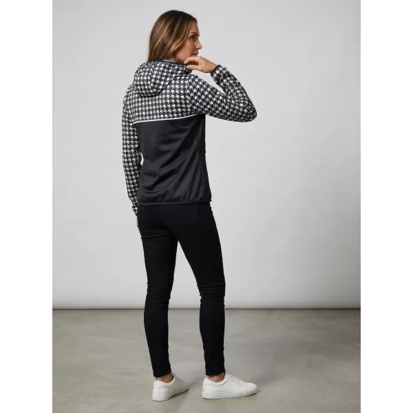  Jachetă softshell premium pentru femei ALTISPORT VOJ/ALW048JACK01 ALB-NEGRU 