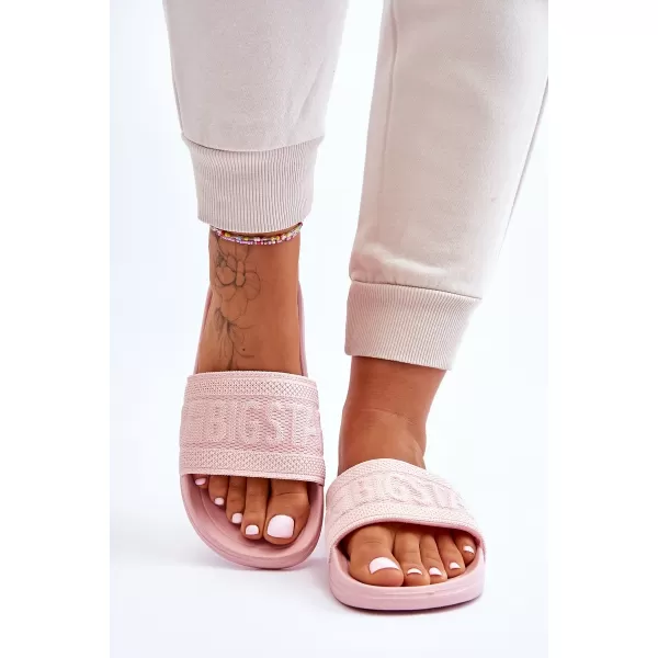 Papuci dama BIG STAR LL274A157 ROZ Pantofi Big Star 