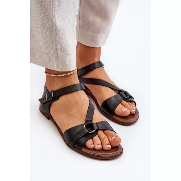  Sandale de dama ZAZOO 40182 NEGRU 