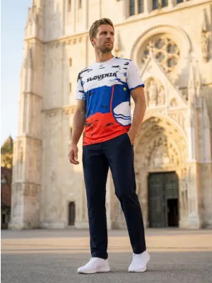 Tricou premium pentru bărbați ALTISPORT VOJ/ALM036SI/TR01 SLOVENIA