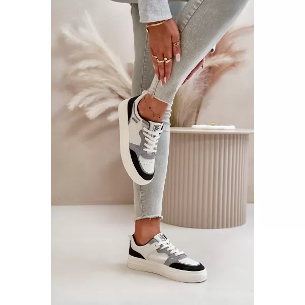  Adidași de damă BIG STAR OO274028 WHITE Pantofi Big Star 