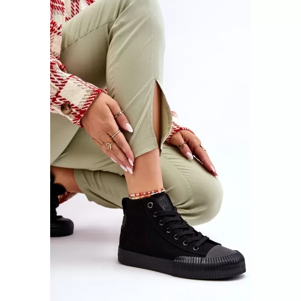  Adidasi de dama BIG STAR LL274444 NEGRI Pantofi Big Star 