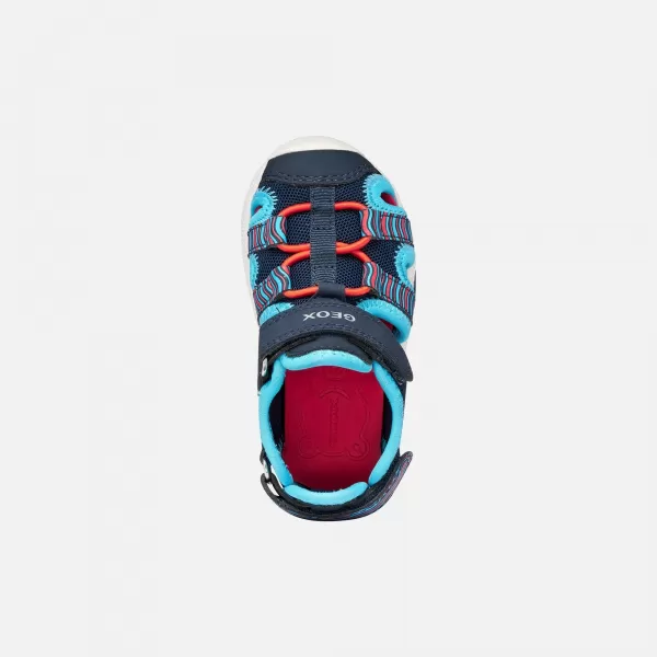  Sandale pentru baieti GEOX SANDAL MULTY B650FA0CE14CF44D ALBASTRU 