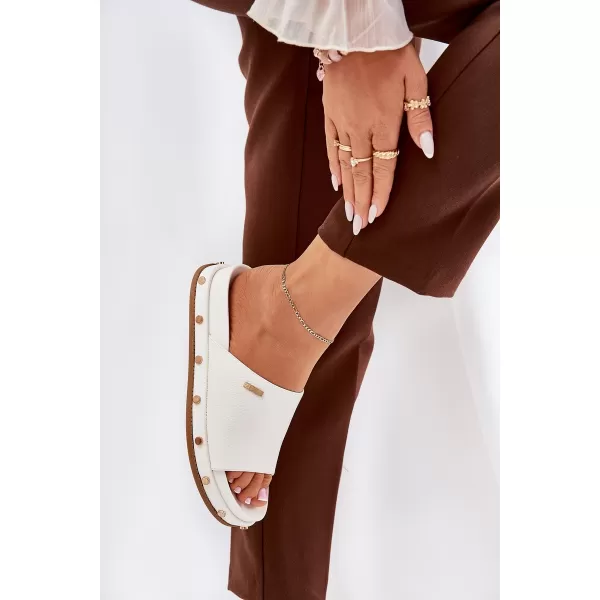  Papuci dama BIG STAR RR274216 WHITE Pantofi Big Star 