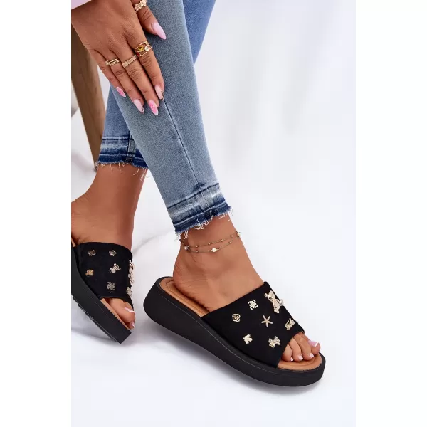  Papuci de damă VINCEZA 66741 NEGRU 