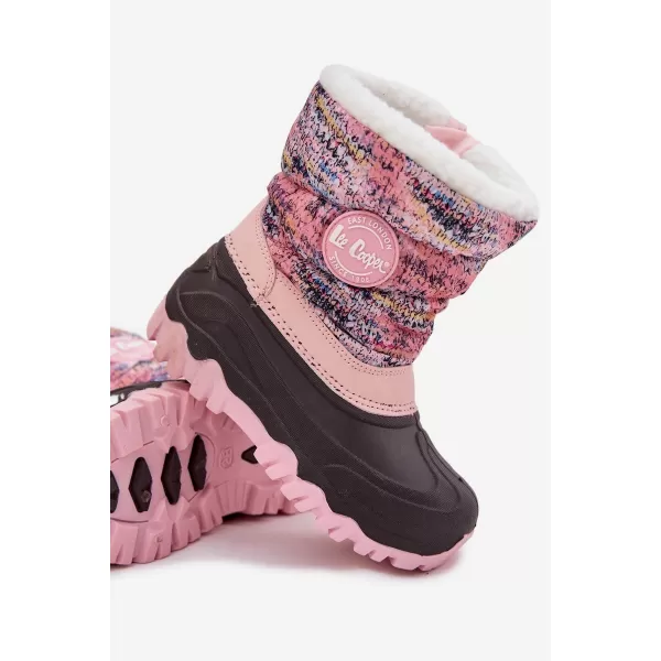  Pantofi de iarna pentru copii LEE COOPER LCJ-25-10-3770 ROZ 