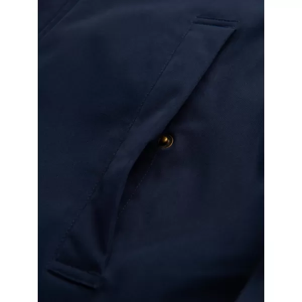 Parka pentru bărbați OMBRE OM-JAPJ-0287 ALBASTRU MARIN 