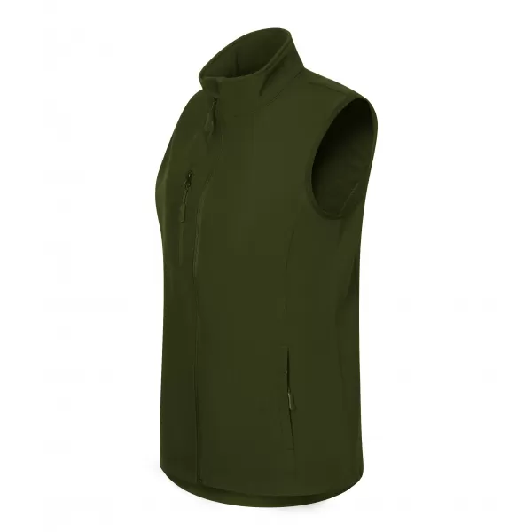  Vesta softshell dama ALTISPORT NoPrint NP/ALW965 MILITAR 