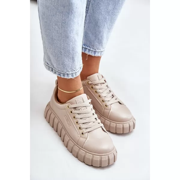  Pantofi dama BIG STAR MM274618 BEI Pantofi Big Star 