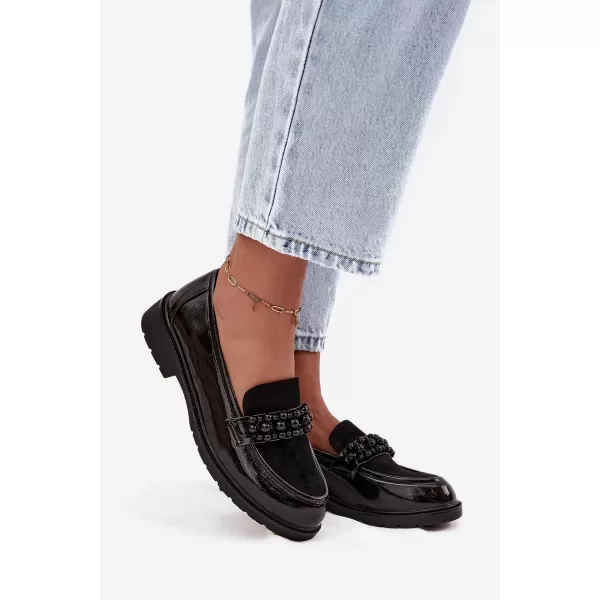  Mocasini de dama D&A HY52-541 NEGRU 