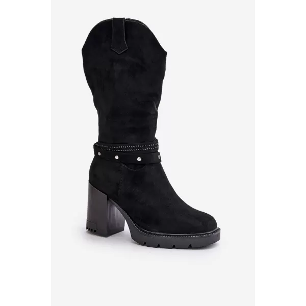  Cizme de dama BOTO IVANELIS 33638 NEGRU 