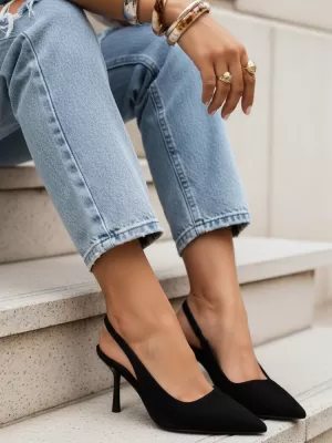 Pantofi de dama DSTREET ZY1384 NEGRU