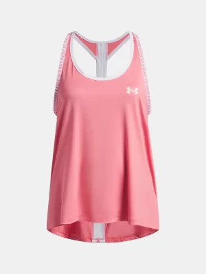 Maieu de fete UNDER ARMOUR TECH KNOCKOUT TANK 1363374-600 ROZ
