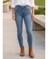 Blugi de dama SAM 73 WK 748-903 ALBASTRU