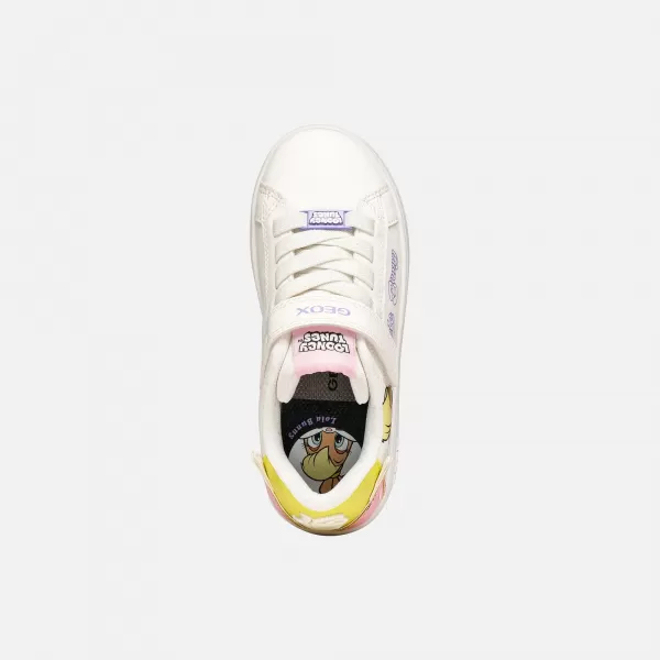  Adidași pentru fete GEOX ECLYPER J65LRH05411C0592 ALB 