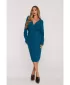 Rochie MOE M810 ALBASTRU OCEANIC