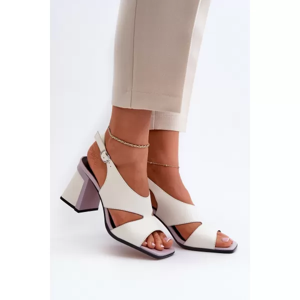  Sandale de dama D&A MR38-153 ALB 