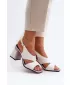 Sandale de dama D&A MR38-153 ALB