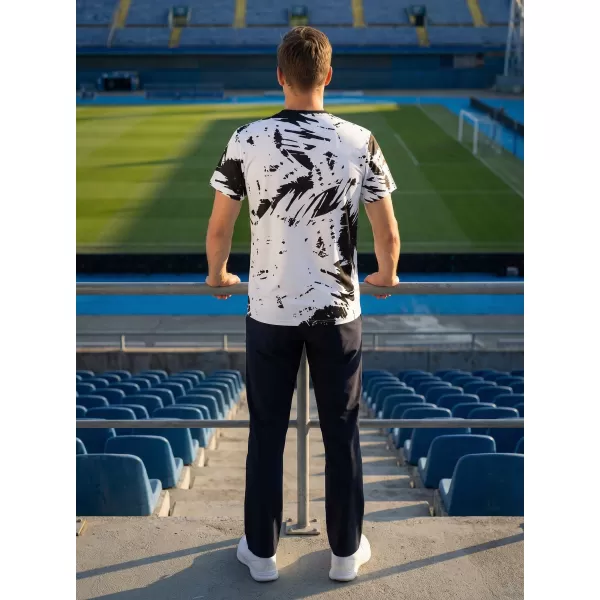 Tricou premium pentru bărbați ALTISPORT VOJ/ALM036SI/TR01 ABSTRACTIZARE 