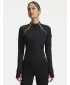 Tricou pentru femei UNDER ARMOUR UA VELOCITI PRO CW HALF ZIP 6004015-001 NEGRU