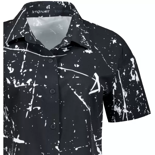  Cămașă premium pentru femei ALTISPORT VOJ/ALW034KOS01 NEGRU 