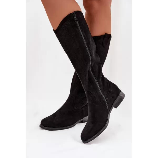 Cizme de dama S.BARSKI HY61-8022 NEGRU 
