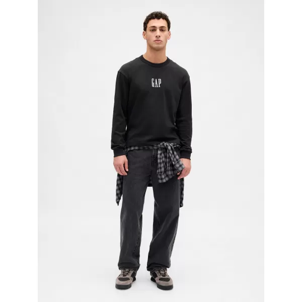  Tricou pentru bărbați GAP LONGSLEEVE TEE 838354-00 NOAPTE FĂRĂ LUNĂ 