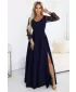Rochie NUMOCO 640-3 ALBASTRU ÎNCHIS