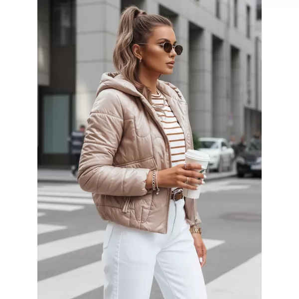  Geaca de dama DSTREET TY3715 CARAMEL 