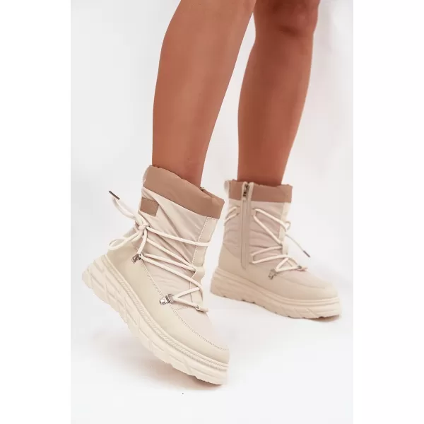  Cizme de iarna dama LEE COOPER LCJ-25-44-3931 BEJ 
