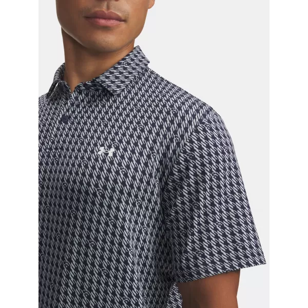  Tricou pentru bărbați UNDER ARMOUR UA T2G PRINTED POLO 6012304-412 ALBASTRU 