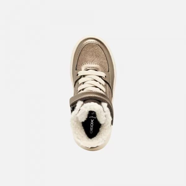 Adidași pentru fete GEOX THELEVEN AB J56HTA077BCC9006 DE AUR 