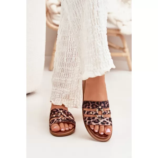  Papuci de damă BOTO NOROTI 37941 LEOPARD 