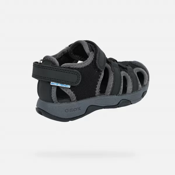  Sandale pentru baieti GEOX MULTY B650FA05014C9999 NEGRU 