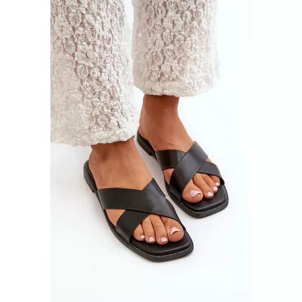  Sandale de dama S.BARSKI KV27-002 NEGRU 