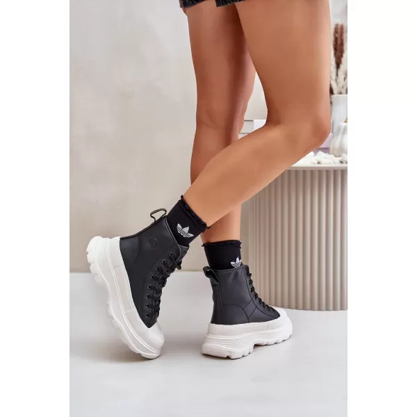 Adidași de damă BIG STAR OO274A599 BLACK Pantofi Big Star 