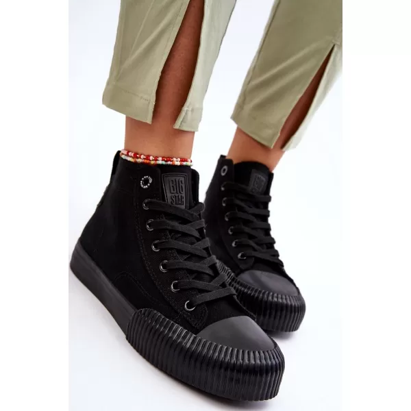  Adidasi de dama BIG STAR LL274444 NEGRI Pantofi Big Star 