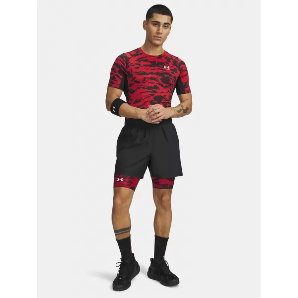  Pantaloni scurți pentru bărbați UNDER ARMOUR HG PRINTED LNG SHORT 6009658-002 NEGRU 