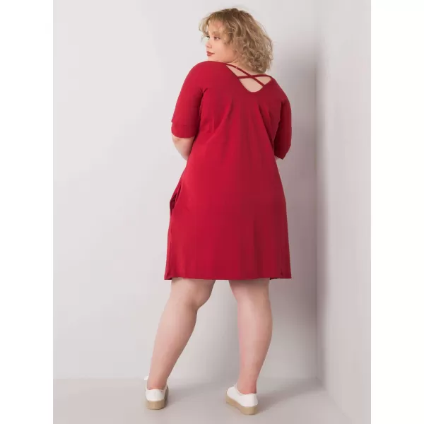  Rochie BASIC FEEL GOOD RV-SK-6639.02X BURGUNDIA 