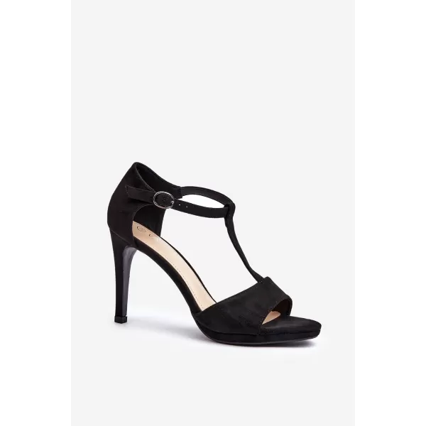  Sandale de dama VINCEZA OBDARIA NEGRU 