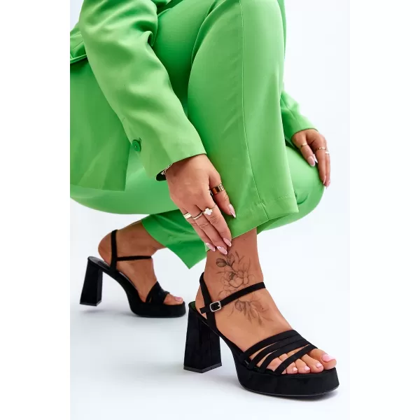  Sandale de dama BOTO VERDA 24605 NEGRU 