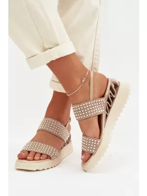 Sandale de dama D&A CR61-3067 BEJ