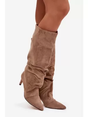 Cizme de dama BOTO MAVELLA 40619 KAKI