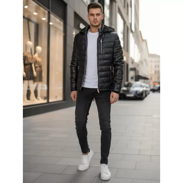  Jachetă pentru bărbați DSTREET TX5116 NEGRU 